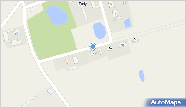 Dorposz Szlachecki, Dorposz Szlachecki, 7, mapa Dorposz Szlachecki