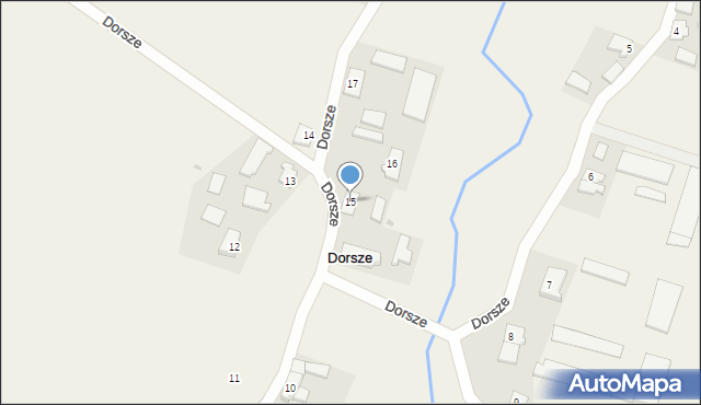 Dorsze, Dorsze, 15, mapa Dorsze