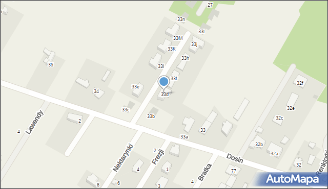 Dosin, Dosin, 33d, mapa Dosin