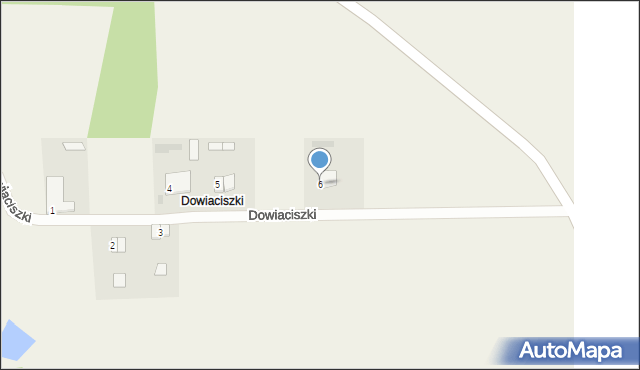 Dowiaciszki, Dowiaciszki, 6, mapa Dowiaciszki