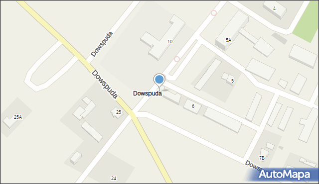 Dowspuda, Dowspuda, 9a, mapa Dowspuda