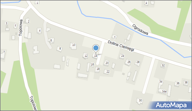 Dys, Dolina Ciemięgi, 14, mapa Dys