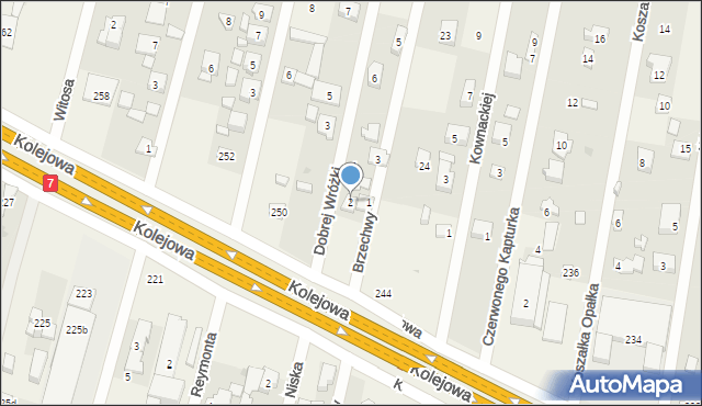 Dziekanów Leśny, Dobrej Wróżki, 2, mapa Dziekanów Leśny