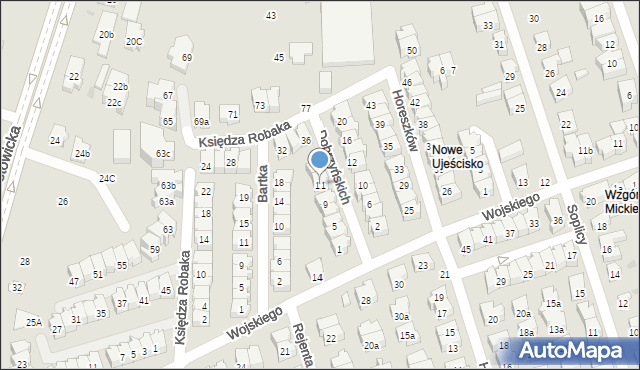 Gdańsk, Dobrzyńskich, 11, mapa Gdańska