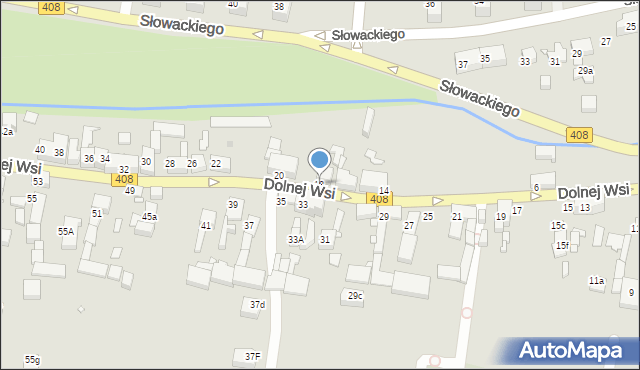 Gliwice, Dolnej Wsi, 18, mapa Gliwic