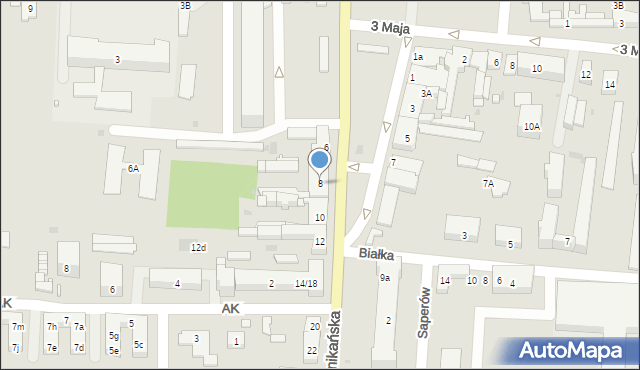 Góra Kalwaria, Dominikańska, 8, mapa Góra Kalwaria