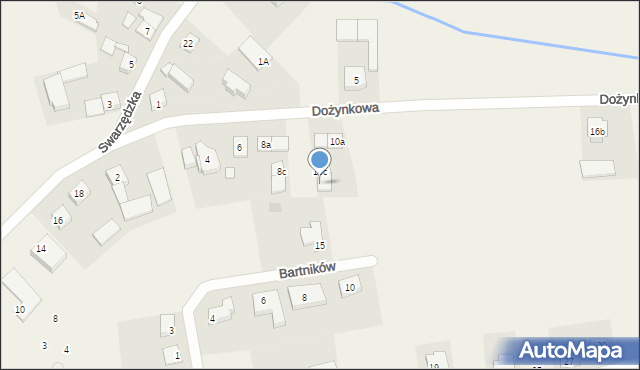 Gortatowo, Dożynkowa, 10d, mapa Gortatowo