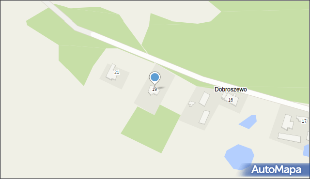 Grabowo, Dobroszewo, 19, mapa Grabowo