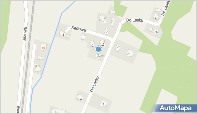 Grodzisko, Do Lasku, 17, mapa Grodzisko