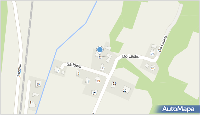 Grodzisko, Do Lasku, 21, mapa Grodzisko