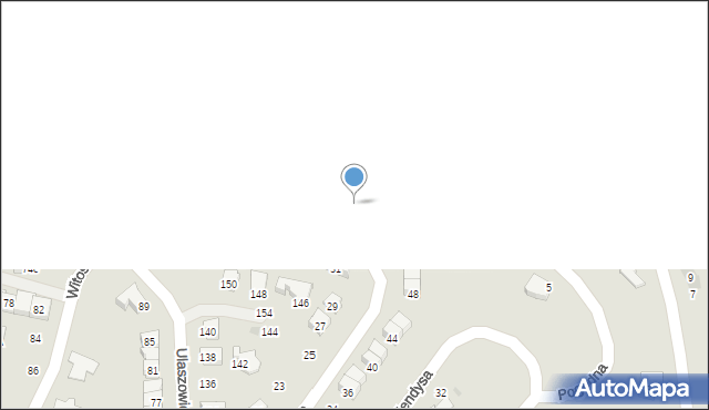 Jasło, Dobrzańskiego-Hubala Henryka, mjr., 60, mapa Jasła