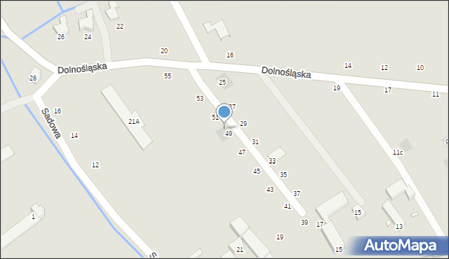 Jelenia Góra, Dolnośląska, 49a, mapa Jelenia Góra