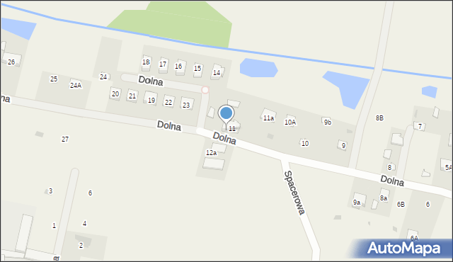 Kampinos, Dolna, 12, mapa Kampinos