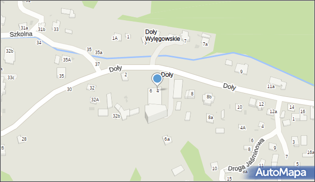 Kazimierz Dolny, Doły, 4, mapa Kazimierz Dolny