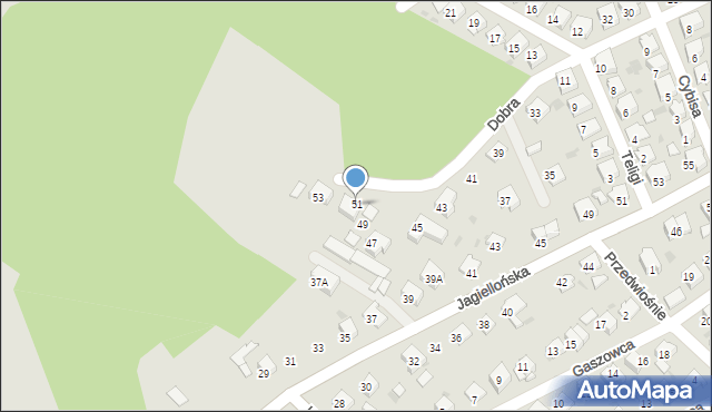 Kędzierzyn-Koźle, Dobra, 51, mapa Kędzierzyna-Koźle