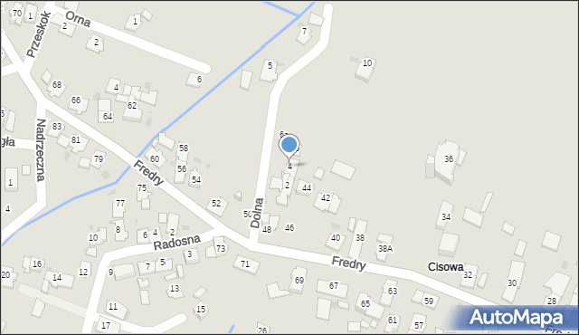 Kędzierzyn-Koźle, Dolna, 4, mapa Kędzierzyna-Koźle