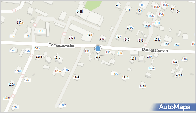 Kielce, Domaszowska, 132, mapa Kielc