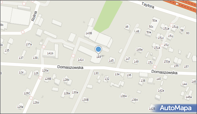 Kielce, Domaszowska, 143, mapa Kielc