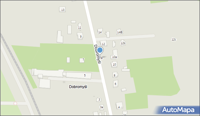 Kielce, Dobromyśl, 12a, mapa Kielc