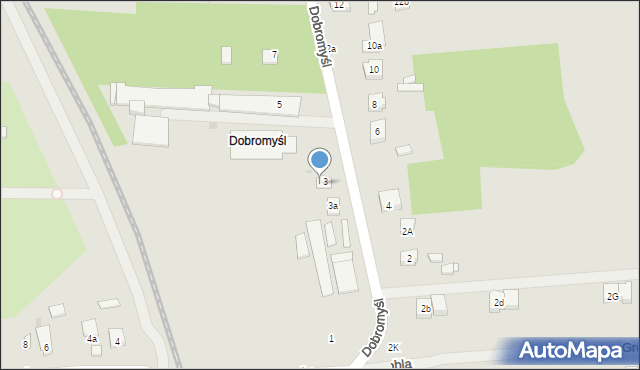 Kielce, Dobromyśl, 3B, mapa Kielc
