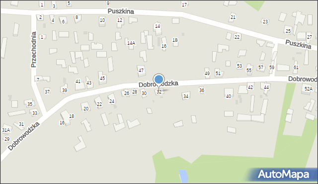 Kleszczele, Dobrowodzka, 32, mapa Kleszczele