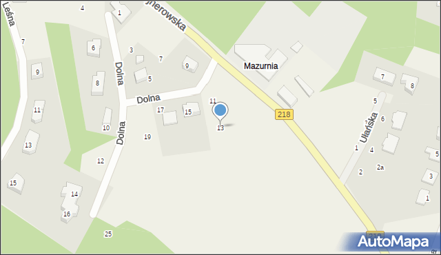 Koleczkowo, Dolna, 13, mapa Koleczkowo