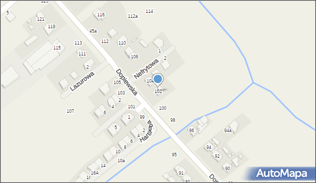 Konarzewo, Dopiewska, 102, mapa Konarzewo