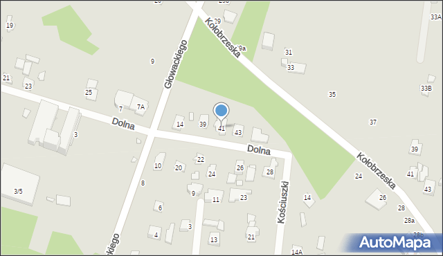 Konstancin-Jeziorna, Dolna, 41, mapa Konstancin-Jeziorna