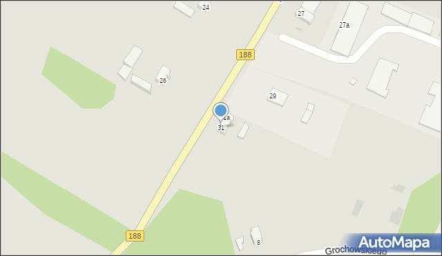 Krajenka, Domańskiego Bolesława, ks., 31, mapa Krajenka