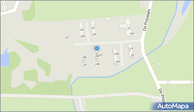 Kraków, Do Przystani, 14d, mapa Krakowa