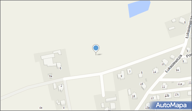 Łąka, Dobrowolskiego Franciszka, ks., 7, mapa Łąka