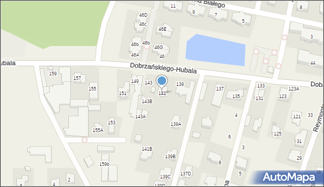 Latchorzew, Dobrzańskiego-Hubala Henryka, mjr., 141, mapa Latchorzew