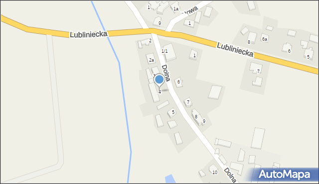 Lisowice, Dolna, 4, mapa Lisowice