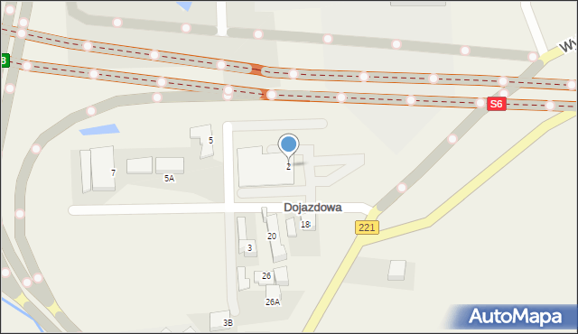 Lublewo Gdańskie, Dojazdowa, 2, mapa Lublewo Gdańskie