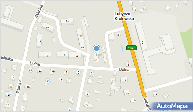 Lubycza Królewska, Dolna, 2A, mapa Lubycza Królewska