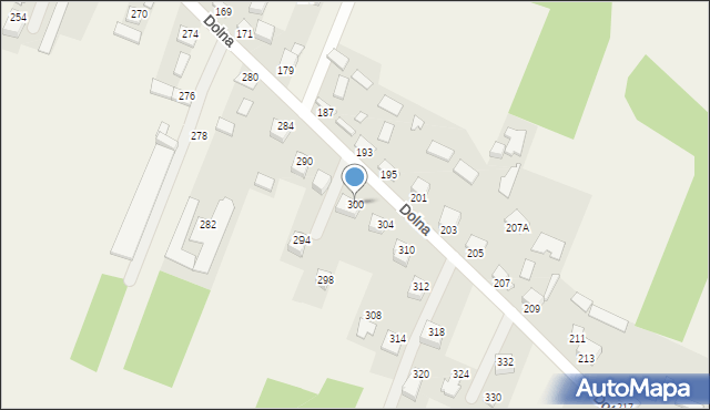 Mąchocice Kapitulne, Dolna, 300, mapa Mąchocice Kapitulne