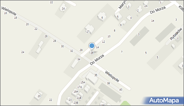 Mechelinki, Do Morza, 16, mapa Mechelinki