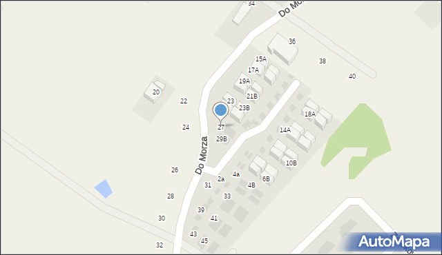 Mechelinki, Do Morza, 27A, mapa Mechelinki