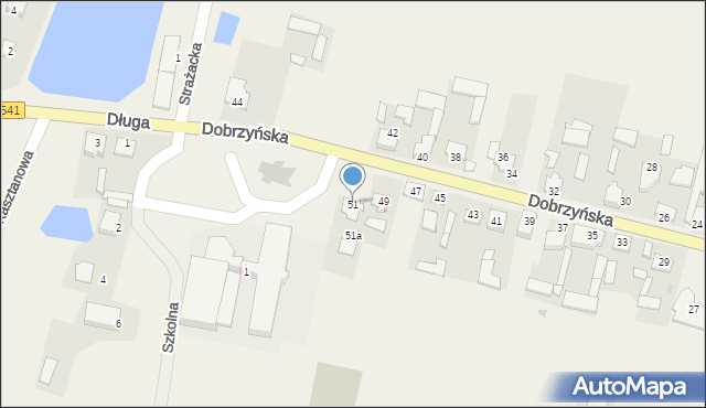 Mochowo, Dobrzyńska, 51, mapa Mochowo