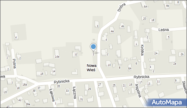 Nowa Wieś, Dobra, 1, mapa Nowa Wieś