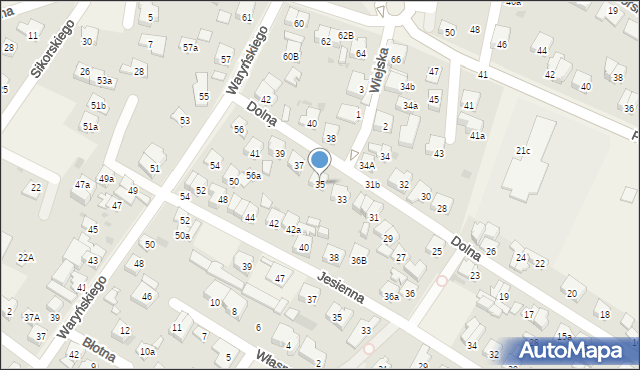 Nowe Grocholice, Dolna, 35, mapa Nowe Grocholice