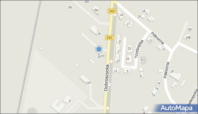 Oleśnica, Dobroszycka, 13, mapa Oleśnica