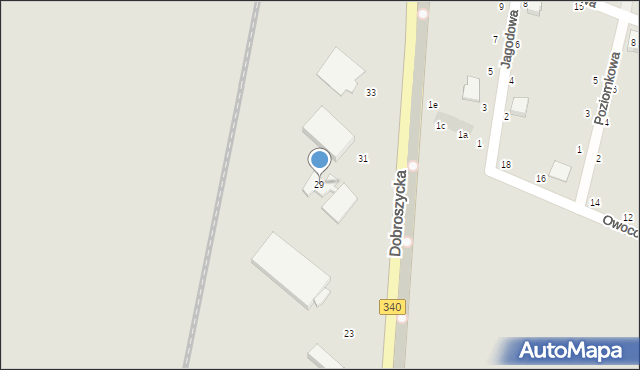 Oleśnica, Dobroszycka, 29, mapa Oleśnica