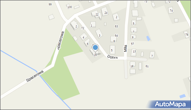 Oliszki, Dobra, 10, mapa Oliszki