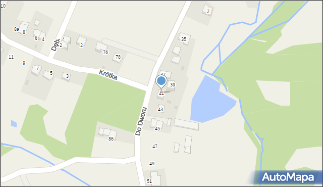 Olszowice, Do Dworu, 41, mapa Olszowice