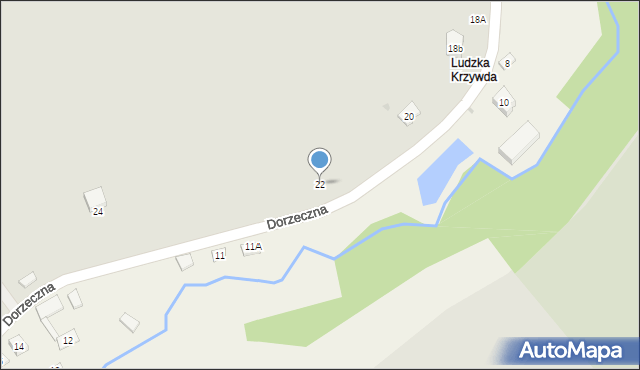 Opatów, Dorzeczna, 22, mapa Opatów