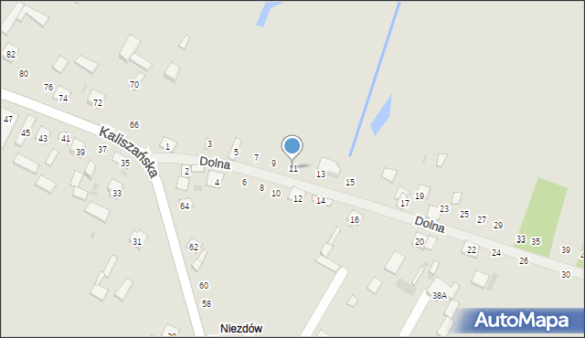 Opole Lubelskie, Dolna, 11, mapa Opole Lubelskie