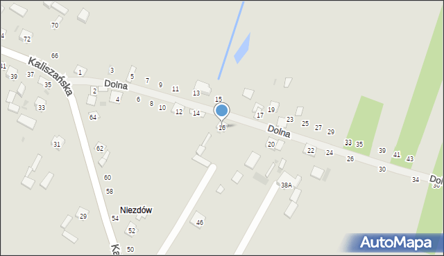 Opole Lubelskie, Dolna, 16, mapa Opole Lubelskie