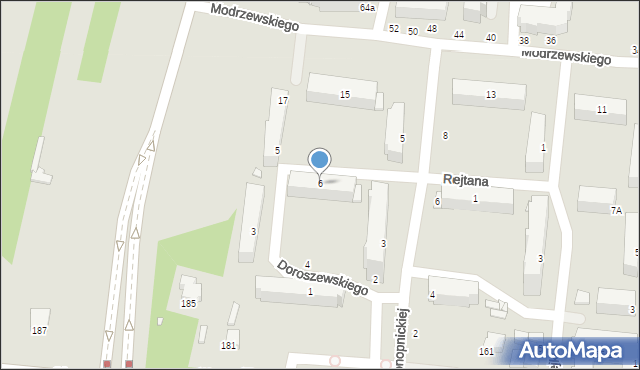 Piotrków Trybunalski, Doroszewskiego Witolda, 6, mapa Piotrków Trybunalski