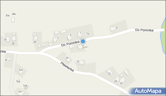 Pławy, Do Pomnika, 2, mapa Pławy